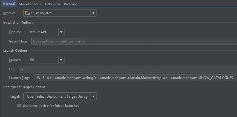Browse panel